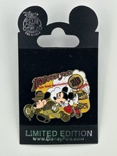 RARE 2009 Disney Indiana Jones Epic Stunt Spectacular Pin LE 1000 Mickey Mouse