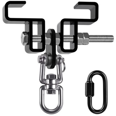 Heavy Duty Boxing Punching Bag Hanger Beam Clamp with Swivel Carabiner