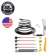 Upgraded 13FT Hardwire Kit for Radar Detectors - Hidden Wiring for a Clean Look