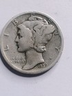 1939 Mercury (Winged Liberty Head) Dime 10C Silver .900 Business, Phila — photo 1