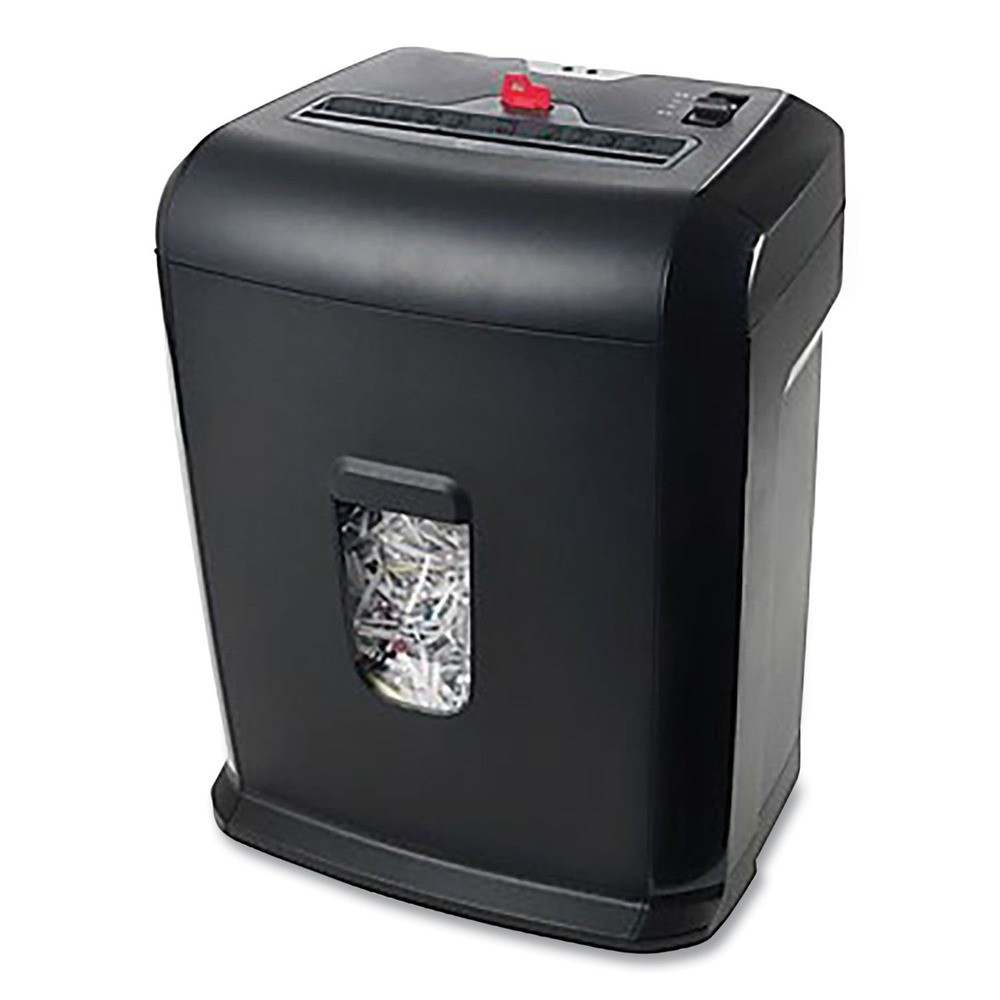 Universal 48110 10 Manual Sheet Cap. Cross-Cut Shredder w/ Lockout Key - BK New