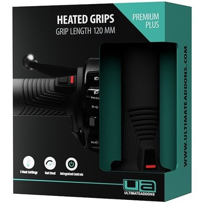 ULTIMATE ADDONS Motorrad Premium Plus Heizgriffe mit Wärmeschub - TOP