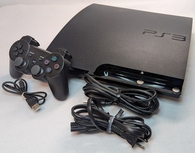 Sony PlayStation 3 Slim 120GB Console - Black Serviced and TESTED!