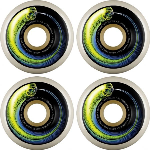 Bones Wheels  XF X99 Omega Skateboard Wheels - 60mm 99a (Set
