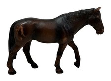 SCHLEICH Germany 2001 Holstein Mare #13262 Walking Pose Dark Brown Coat 9.5cm