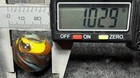Handmade Marble Gold Lutz ( Flame - Swirl ) 1 Inch +-  (S9) — photo 4