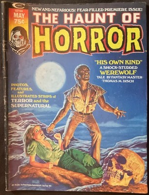 HAUNT OF HORROR #1 MAY 1974 MARVEL US GRAPHIC HORROR COMIC MAGAZINE