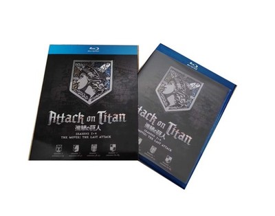 Attack On Titan: The Complete Seasons 1-4 (Blu-Ray, 8-Disc, Box