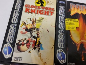 7 x Sega Saturn Game Joblot - Doom Virtua Fighter Clockwork Knight Wing Arms 48