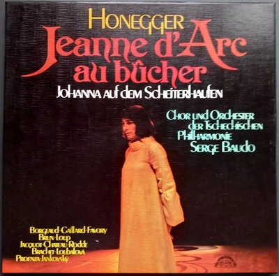 Honegger - Jeanne D'arc Au Bucher, BAUDO, 2 LP + 7", Supraphon, QUADRO - Bild 1 von 4