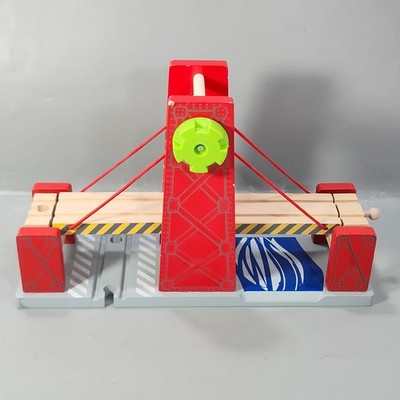 Wooden Town Wood Railway Drawbridge Brio Thomas Train Compatible by 1TOY Goodok