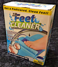 EZ Feet Foot Scrubber Cleaning Brush Shower Spa Easy Pedicure Massage Pumice NEW