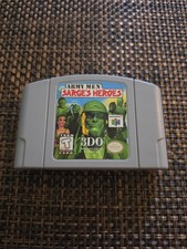 3DO Army Men: Sarge's Heroes - Nintendo 64 N64 - Authentic, Used Good.