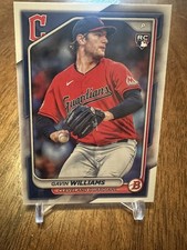 Gavin Williams 2024 Bowman RC #66 Cleveland Guardians 