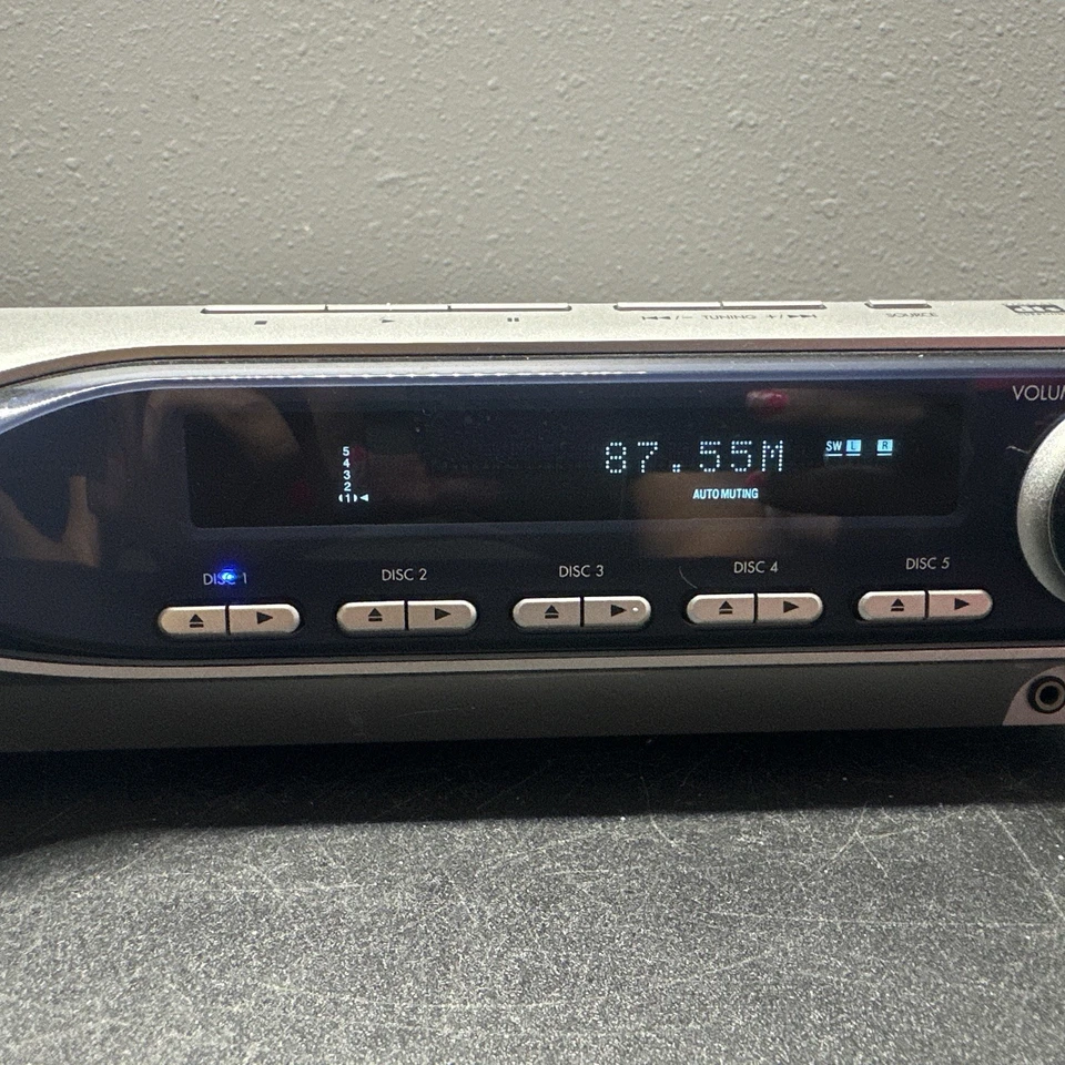 JVC DVD digital theater System Only TH-M603 No Remote Tested And Works 5 Disc - Image 3 of 4