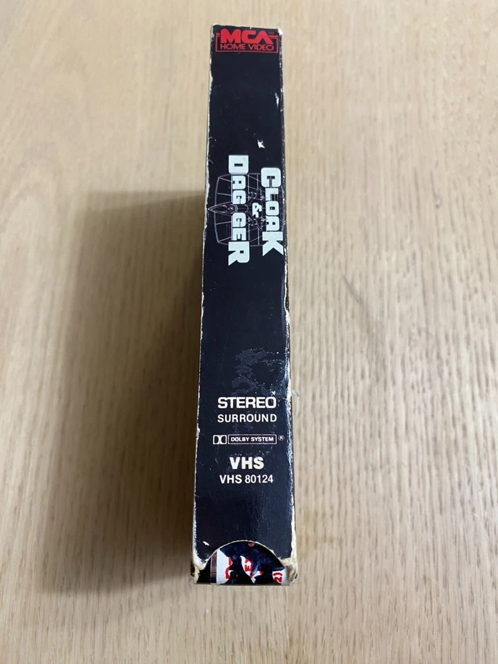 Cloak & Dagger 1984 PG VHS Dabney Coleman Tested Rare Cult Classic 80s Action - Image 4 of 4