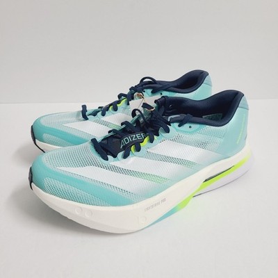 Adidas Adizero Boston 13 Running Shoes JS4945 Size 9.5 Flash Aqua