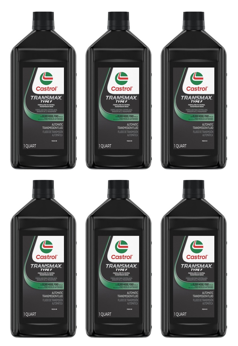 Castrol Transmax Type F ATF, Case of 6 - 1 Quart Bottles | 15A8CB