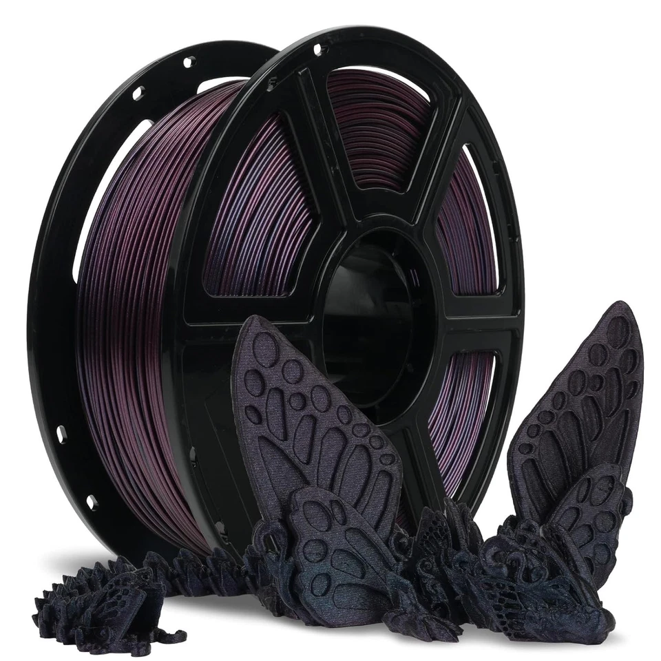 FLASHFORGE (BOGO) High Speed PLA (includes Burnt Titanium, Rainbow, Luminous, etc).