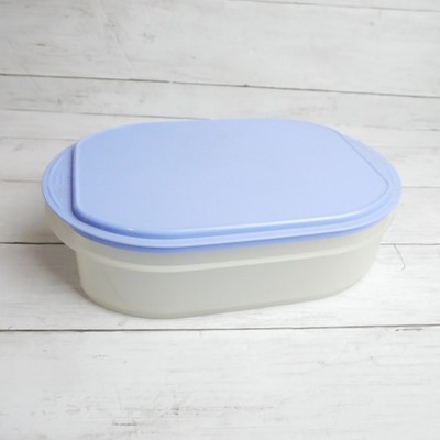 Tupperware Fridge Stackables #2750 with Blue Sanp on Lid READ DESC