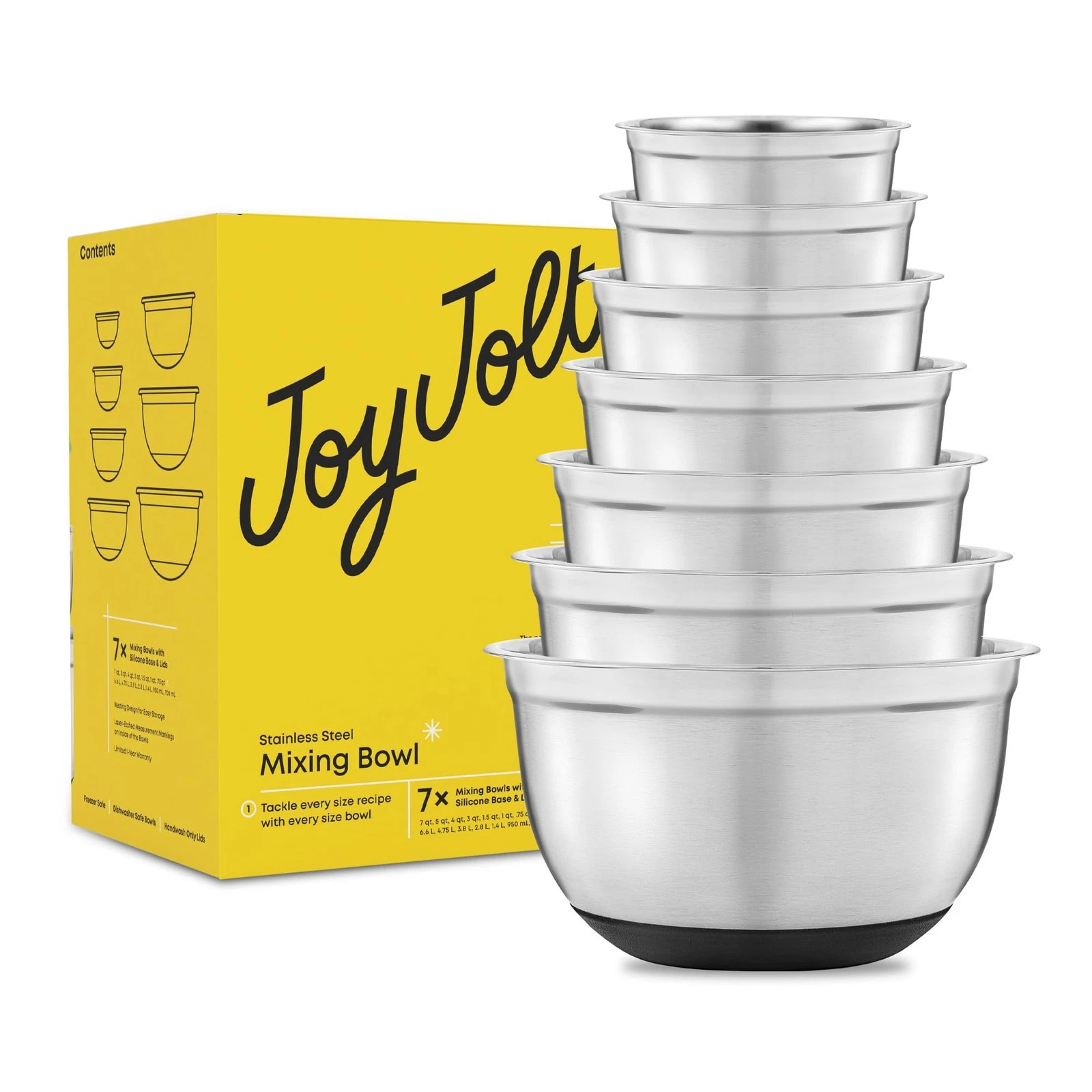 JoyJolt Mixing Bowls - Thumbnail 2