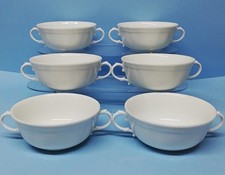 Richard Ginori 1735 ANTICO DOCCIA 6 TAZZE DA BRODO CONSOMMÉ DOPPIO MANICO 