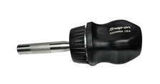 Snap-on Tools Usa New Black Stubby Hard Handle Ratcheting Screwdriver Ssdmr1a
