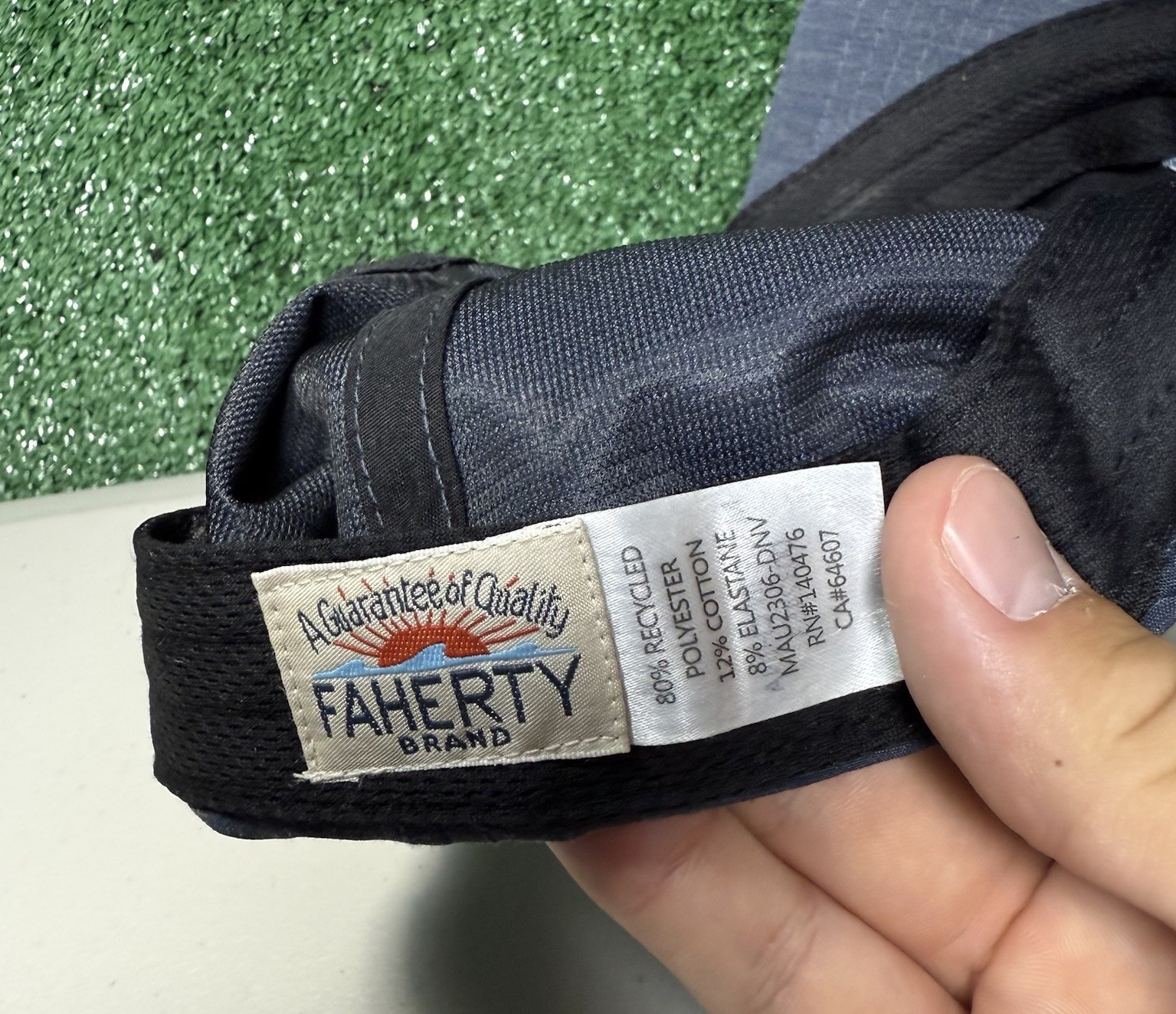 Faherty Hat SnapBack Adjustable Polyester Blend B… - image 5