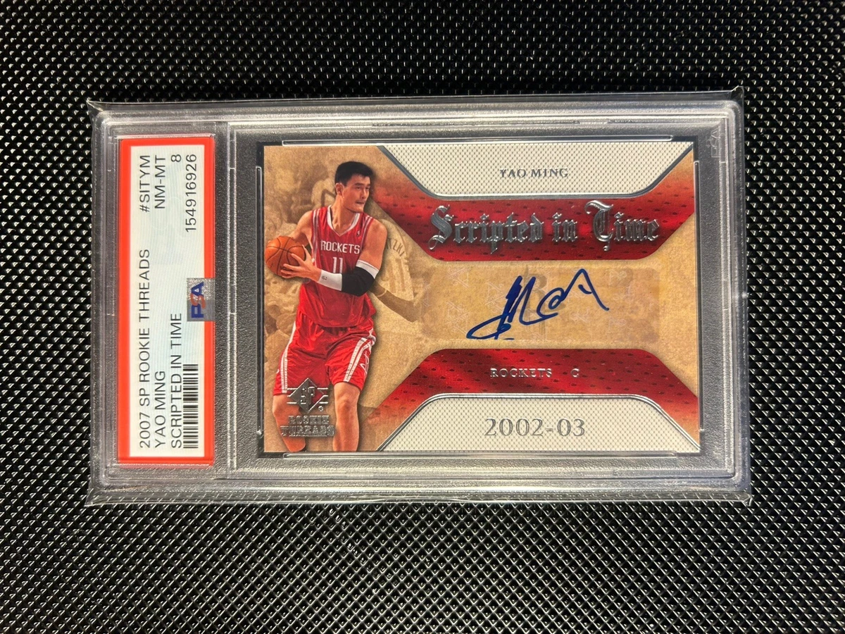 Yao Ming Basketball Original Autographed Sports Trading Cards