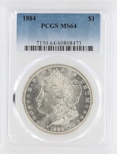 1884 Morgan Silver Dollar PCGS MS64 S$1 Philadelphia Minted No Reserve