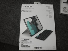 NEW Logitech Flip Folio Keyboard Case iPad Pro Air 13" M2 3 4 920-013367