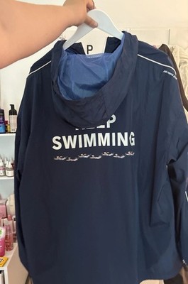 BTS 2026 SWIM Offizielle Windbreaker Jacke Blau K-Pop Merch S M L XL Neu