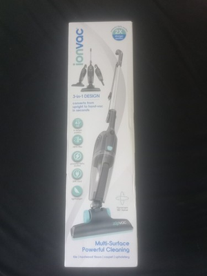 #ad Ionvac ZipVac 3 in 1 Corded Upright Handheld Floor and Carpet Hand Vacuum Clean $30.00