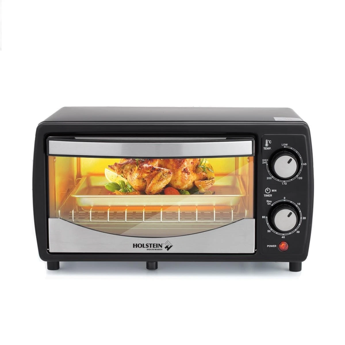 Holstein Housewares 4 Slice Countertop Toaster Oven 60 Minute Timer Includes
Opens in a new window o