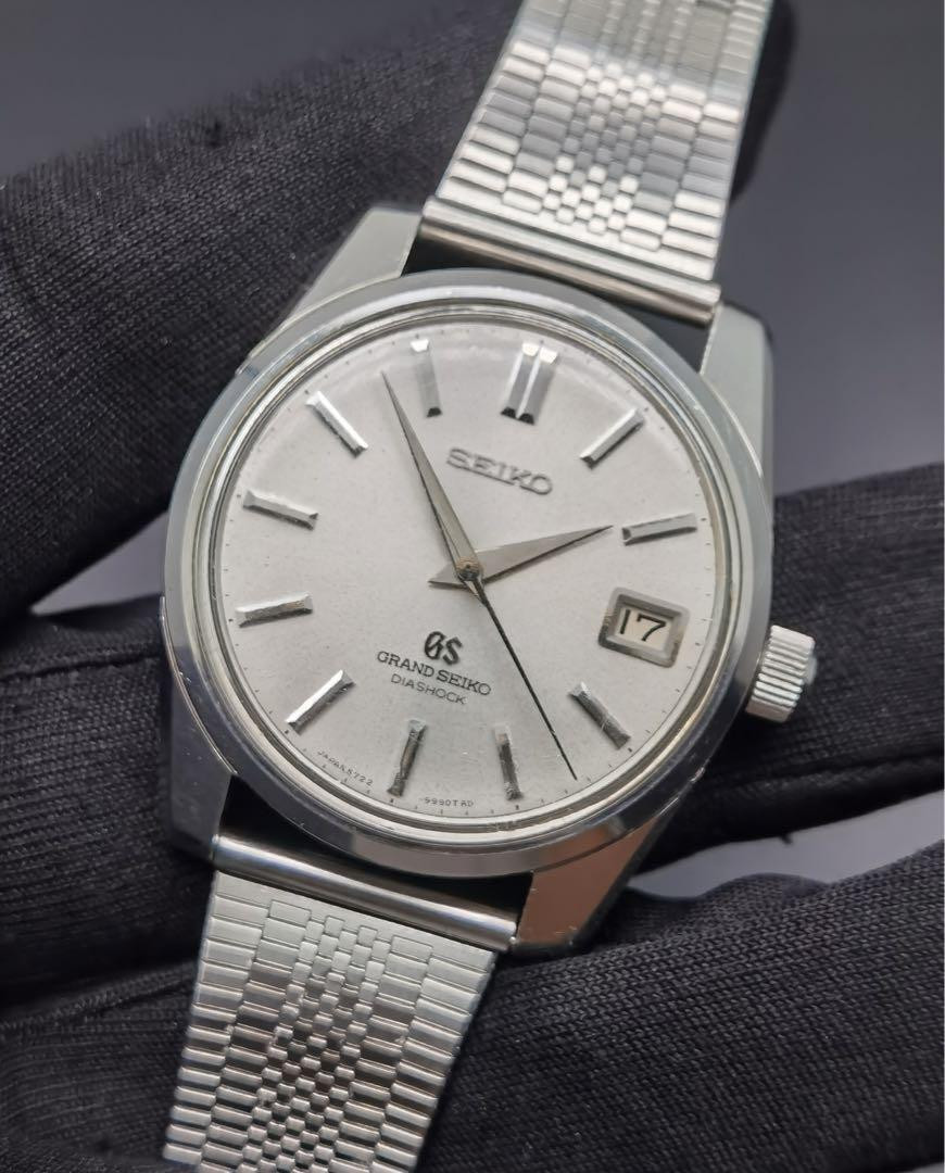 SEIKO GRAND SEIKO Grand SEIKO GS 5722 9990 Men's Manual winding Silver W36.5mm Japan Made Analog