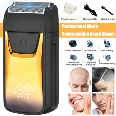Electric Razor Men's Portable Shaver Beard Trimmer Shaving Machine Rechargeable