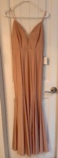 NWT LULUS Story of Mine Rose Mermaid Maxi Dress Size Small Style M26207