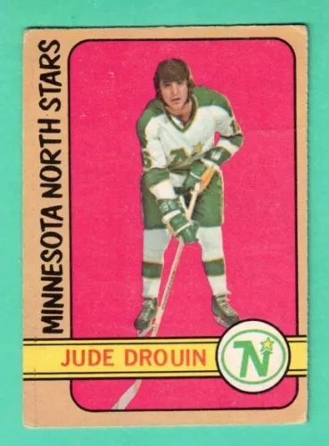 (1) JUDE DROUIN 1972-73 O-PEE-CHEE # 47 NORTH STARS VG CARD  (H6542)