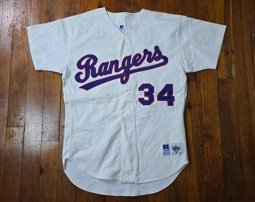 Texas Rangers Nolan Ryan Home Jersey Russell Athletic Diamond Size 44