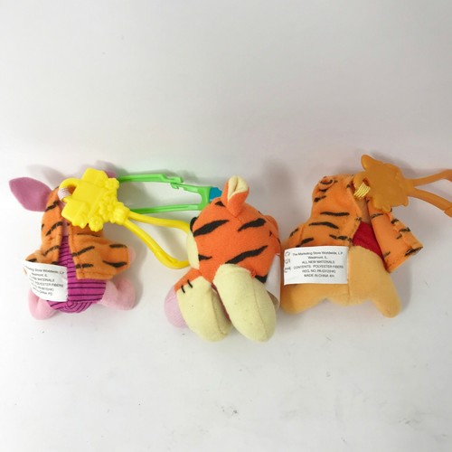 Winnie the Pooh Plush Vntg. 2000 Keychain Backpack Clips Disney Toys McDonalds - Picture 2 of 6