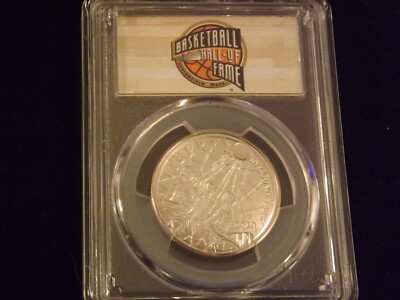 2020-D 50C Basket Ball Hall Of Fame First Of Issue PCGS MS 70