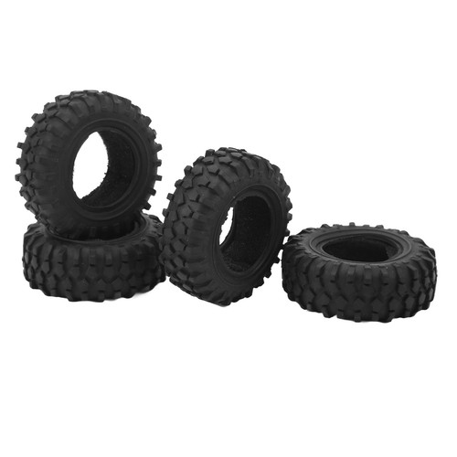 4PCS RC Crawler Tires 1.25in Flexible Wear Resistant RC Rubber Tyre For SCX - Picture 5 of 16