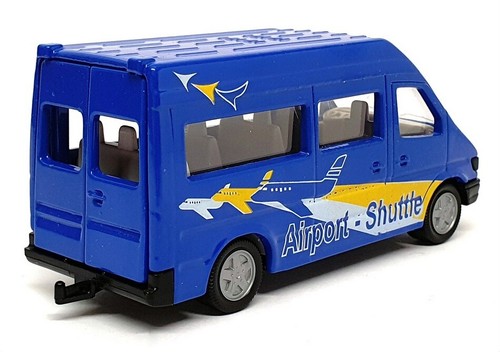 Siku 1/55 Scale 1930 - Mercedes Benz Sprinter Bus Airport Shuttle - Blue - Picture 2 of 5