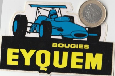 STICKERS. automobile. F1. EYQUEM. Candles. Vintage