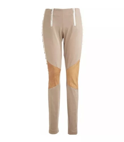 Layla Riding Military Lace Up Beige 