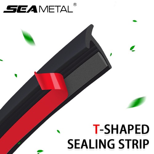 2M T-Shape Rubber Car Door Sealing Strip Hood Trunk Edge Weatherstrip Universal - Picture 3 of 7