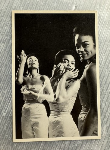 Eartha Kitt vintage POSTCARD 1981 Arthur Rothstein