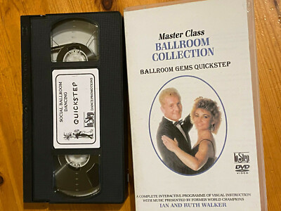 The Instep Master Class Ballroom Collection The Quick step  VHS Video  Pre owned