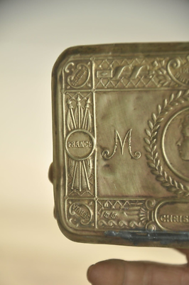 Vintage Brass Princess Mary Christmas 1914 Gift Original Cigarette