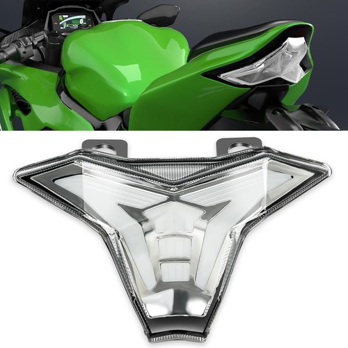 For Kawasaki Ninja ZX6R 2019-23 Integrated LED Rear Tail Light Brake Turn Signal - Foto 8 di 18
